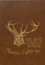Elk City High School 1982 yearbook cover photo