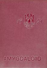 Houghton High School 1954 yearbook cover photo