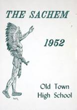 Old Town High School 1952 yearbook cover photo