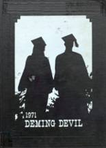 Deming High School 1971 yearbook cover photo