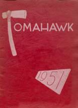 Wonewoc-Center High School 1951 yearbook cover photo