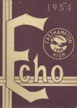 Easthampton High School 1954 yearbook cover photo