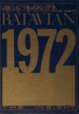 Batavia High School 1972 yearbook cover photo