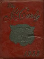 McCurdy High School 1955 yearbook cover photo