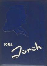 Stafford Springs High School 1954 yearbook cover photo