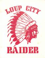 Loup City High School 1954 yearbook cover photo