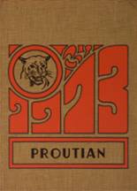 Prouty Regional High School 1973 yearbook cover photo