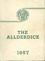 Allderdice High School 1957 yearbook cover photo