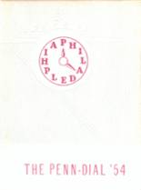 Philadelphia Christian Academy 1954 yearbook cover photo