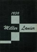 Lanier/Miller High School 1959 yearbook cover photo