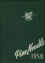 Pine Level High School 1958 yearbook cover photo