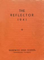 Sandwich High School 1941 yearbook cover photo