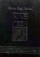 1991 Stowe High School Yearbook from Stowe, Vermont cover image