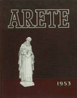 Aquinas Institute 1953 yearbook cover photo