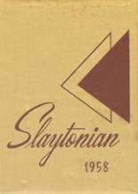 Slayton High School 1958 yearbook cover photo