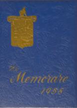 Marquette High School 1958 yearbook cover photo