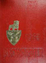 South Broward High School 1963 yearbook cover photo