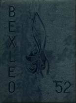 Bexley High School 1952 yearbook cover photo