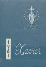 St. Xavier High School 1961 yearbook cover photo