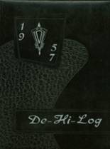 Detroit High School 1957 yearbook cover photo
