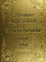 Livermore High School 1991 yearbook cover photo