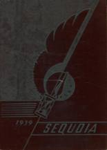 Eureka High School 1939 yearbook cover photo