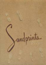 Sanford Central High School 1958 yearbook cover photo