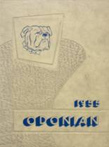 Odon High School 1955 yearbook cover photo