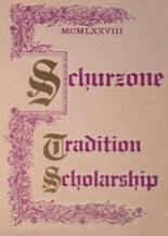 Schurz High School 1978 yearbook cover photo