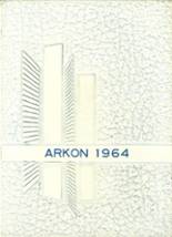 Arkport Central School 1964 yearbook cover photo