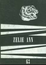 Zelienople High School 1963 yearbook cover photo