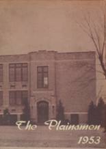Plainfield High School 1953 yearbook cover photo
