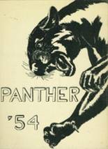 Powell High School 1954 yearbook cover photo