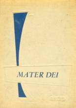 Mater Dei Catholic High School 1958 yearbook cover photo
