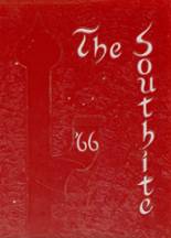 South High School 1966 yearbook cover photo