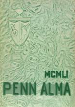 Mt. Penn High School 1951 yearbook cover photo