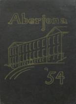 Winchester High School 1954 yearbook cover photo