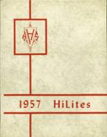 Hilltop High School 1957 yearbook cover photo