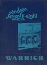Adena High School 1978 yearbook cover photo