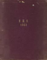 1933 Florence High School Yearbook from Florence, South Carolina cover image