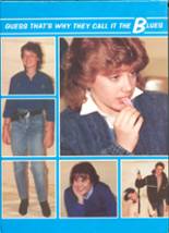 Chelsea High School 1985 yearbook cover photo