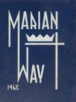 Marian High School 1963 yearbook cover photo
