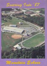 1987 Union County High School Yearbook from Blairsville, Georgia cover image