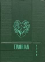 1966 Tinora High School Yearbook from Defiance, Ohio cover image