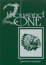 2001 Quinton High School Yearbook from Quinton, Oklahoma cover image