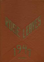 Roseville High School 1947 yearbook cover photo