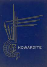 Howard High School 1953 yearbook cover photo