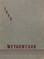 Weyauwega High School 1946 yearbook cover photo