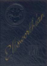 Ellsworth High School 1957 yearbook cover photo