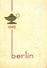 Berlin High School 1965 yearbook cover photo